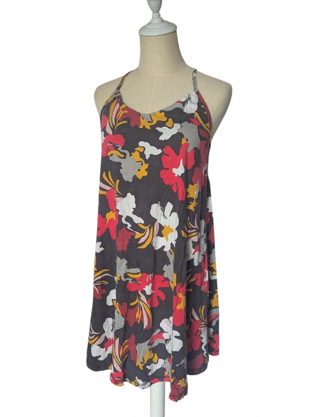 Patagonia Organic Floral Cloudbreak Edisto Mini Swing Dress Small - Picture 2 of 4